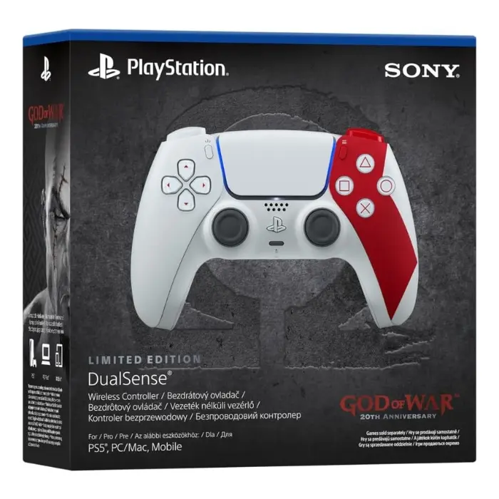 Control PlayStation 5 DualSense God of War 20th Anniversary Edición Limitada (5).webp