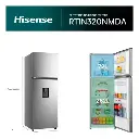 Refrigeradora Hisense Top Mount 11.5p³ Dispensador de Agua Sin Escarcha Plateada RT1N320NMDA (2).webp