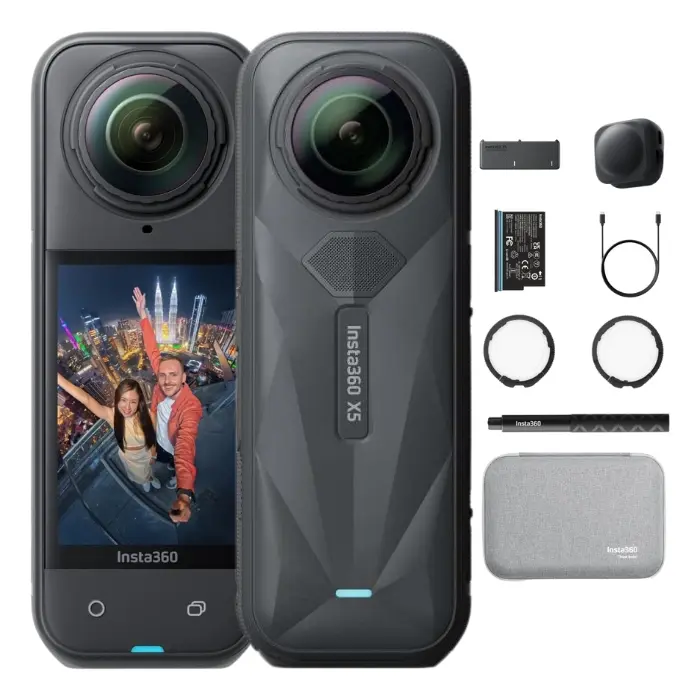 Cámara de Acción Insta360 X5 8K 360° Essentials Bundle Negra CINSAAHA (1).webp