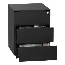 Cajón Móvil FlexiSpot RC2-B Llave 3-Gabinetes Negro AGFLS00001 (2).webp
