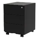 Cajón Móvil FlexiSpot RC2-B Llave 3-Gabinetes Negro AGFLS00001 (1).webp