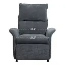 Sillón Reclinable FlexiSpot X2F-B Eléctrico Gris CRFLS00001 (1).webp