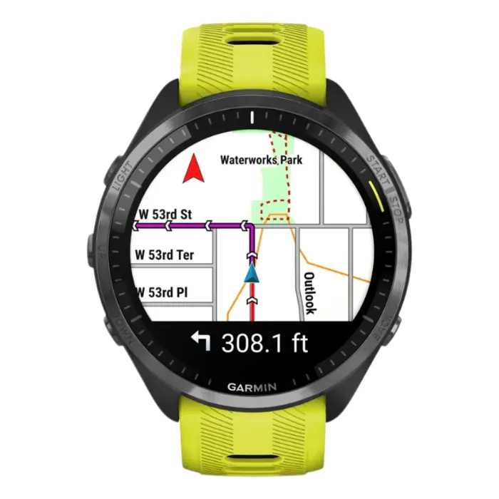 SmartWatch Garmin Forerunner 965 47mm Titanio DLC Gris Carbón NegroAmarillo 010-02809-02 (1).webp