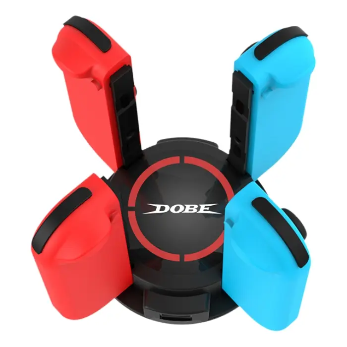 Base de Carga Dobe para Joy-Con Nintendo Switch Negra TNS-19183 (3).webp