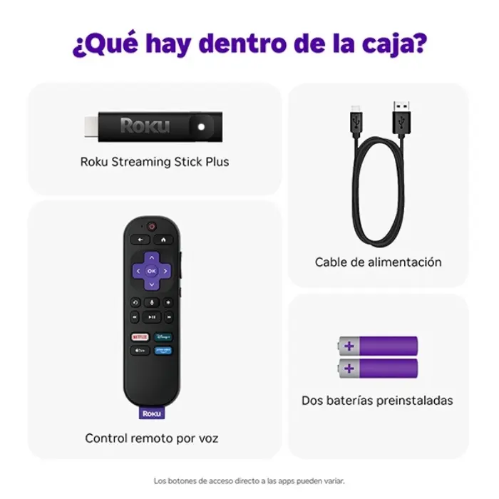 Dispositivo de Streaming Roku Streaming Stick Plus 4K Negro 3810R (1).webp