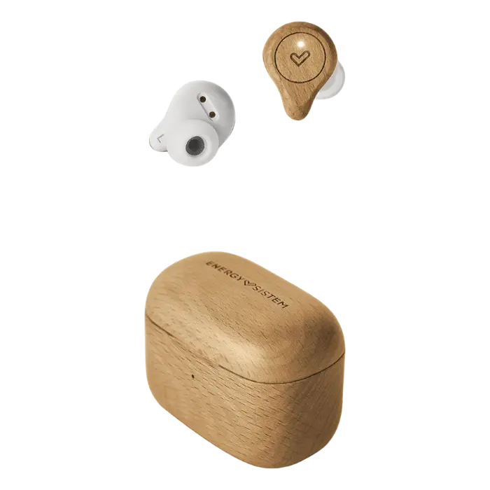 Audífonos Inalámbricos Energy Sistem Eco True Wireless Beech Wood 452378 (1).webp