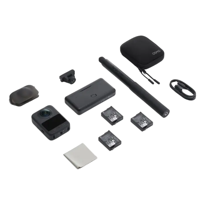 Cámara DJI Osmo 360 Adventure Combo Negra 6937224110519 (2).webp