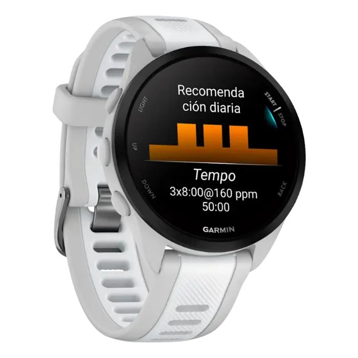 SmartWatch Garmin Forerunner 165 43mm Blanco 010-02863-21 (2).webp