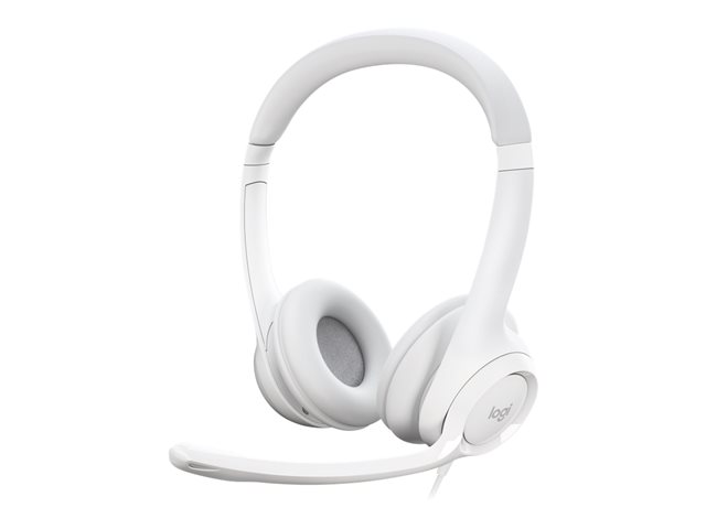 Headset Alámbricos Logitech H390 USB Blanco 981-001285