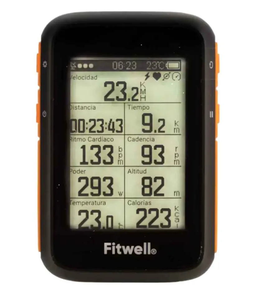 Ciclocomputador Fitwell BC200 2.6" LCD Negro