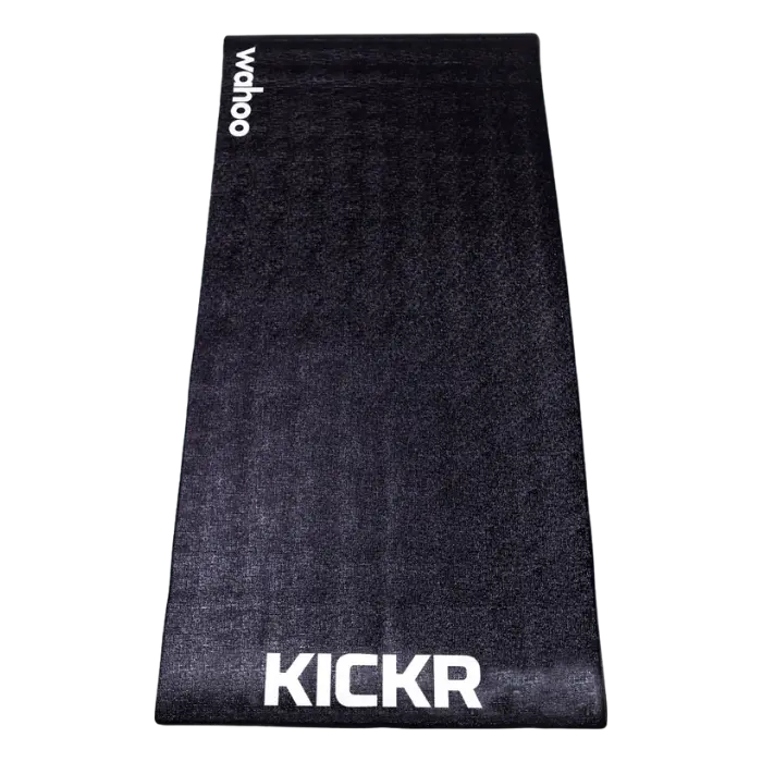 Alfombra de Hule Wahoo Kickr para Bicicleta Indoor Negra WFKICKRMAT