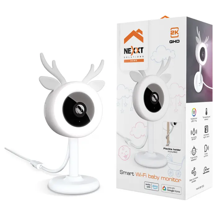 Cámara Monitor inteligente para bebé 2K Nexxt Solutions para interiores NHC-B100