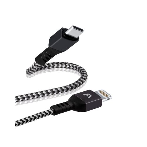 Cable USB-C a Lightning Argom DuraForm Carga Rapida 1.8m Negro ARG-CB-0024BK