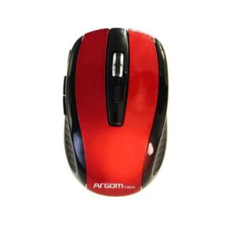 Mouse Argom MS32 Inalámbrico Rojo ARG-MS-0032R