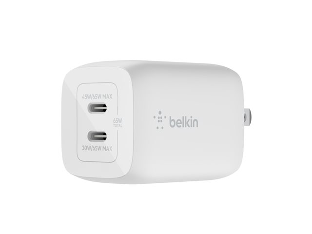 Adaptador de Corriente Belkin BOOST CHARGE PRO 65 Watt WCH011dqWH