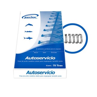 Arillo Metalico Perfex 1/2 negro (75 und P/105 hjs) Tiburon