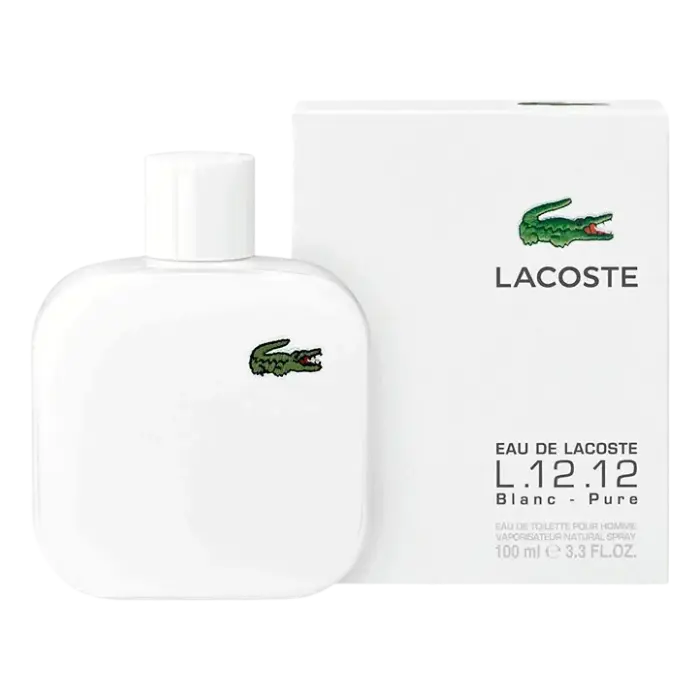 Colonia Lacoste L.12.12 Blanc - Pure EDT 100ml Hombre