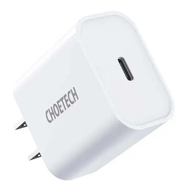 Adaptador de Corriente ChoeTech USB-C 20W Q5004-WH