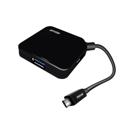 Adaptador Hub Maxell Cubo 4 Puertos USB 2.0 a USB-C 347646