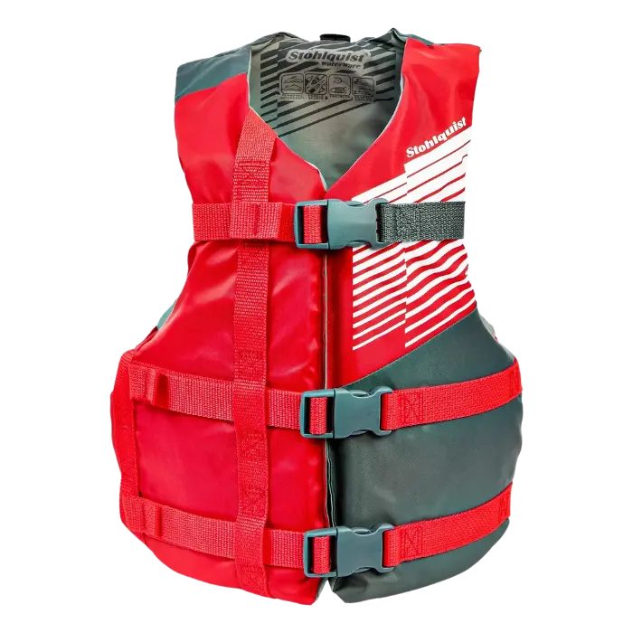 Chaleco Salvavidas Stohlquist Fit Universal Rojo/Gris ACLJFIT-URD