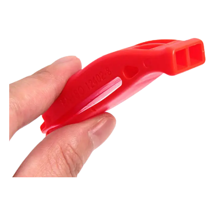 Silbato de Emergencia ISO 12402-8 Rojo AC-W101