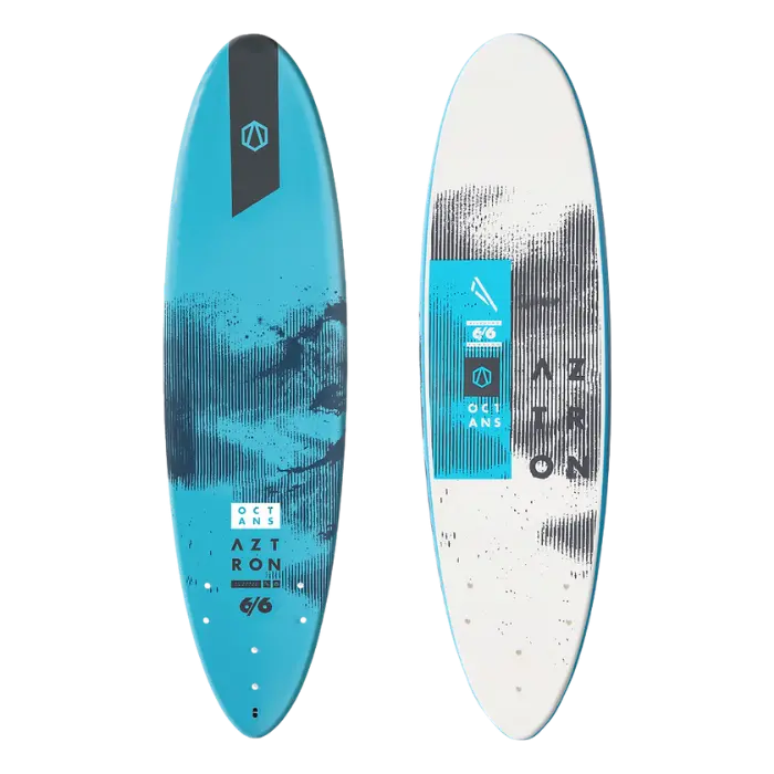Tabla de Surf Aztron Octans Soft-Top 6'6″ Turquesa/Blanco AH-703