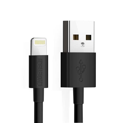 Cable Choetech USB a Lightning 1.2 Mts IP0026-BK
