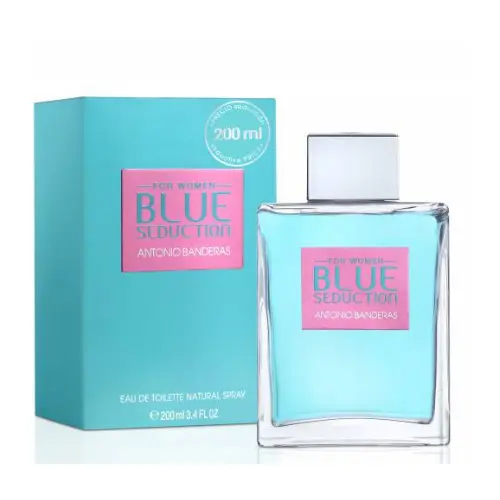 Perfume Antonio Banderas Blue Seduction EDT 200ml Mujer
