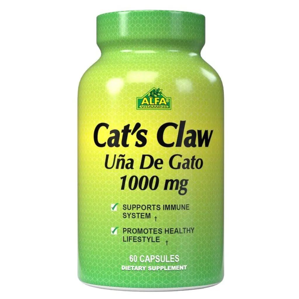 Suplemento Dietético Alfa Vitamins Cat's Claw 1000mg 60 Cápsulas 02-A