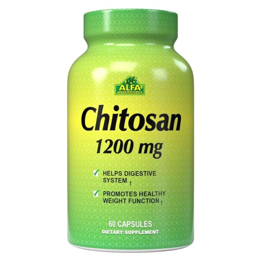 Suplemento Dietético Alfa Vitamins Chitosan 1200mg 60 Cápsulas 87-A