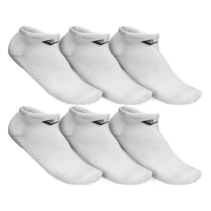 Media Everlast 9 11 Tobillera Blanca Set de 3 Pares EVPW05-WT