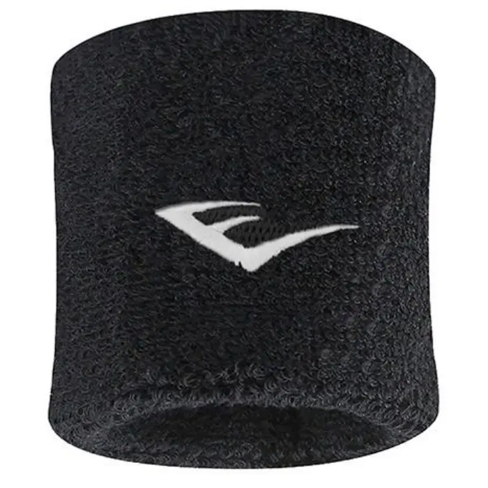 Muñequera Everlast Terry Negro EVWR6C201