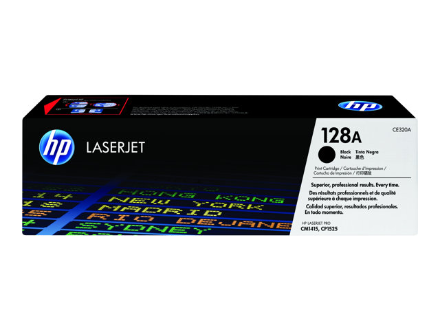 Cartucho de Tóner Negro HP LaserJet 128A CE320A