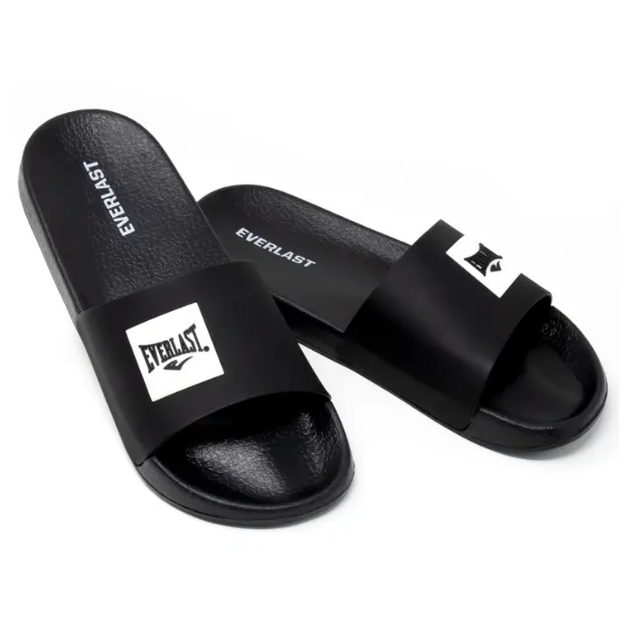 Chanclas Everlast Hombre Negro con Blanco SMB EVSD20112-SMB