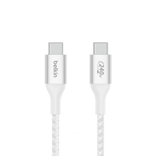 Cable Trenzado Belkin USB-C Macho a USB-C Macho 240W 2M Negro CAB015bt2MWH