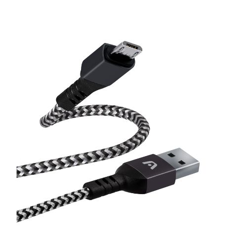 Cable Argom Micro USB Nylon Negro ARG-CB-0021BK