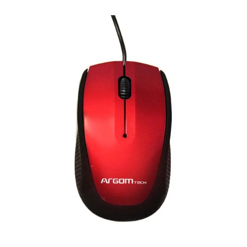 Mouse Argom Óptico 3D Rojo ARG-MS-0014R