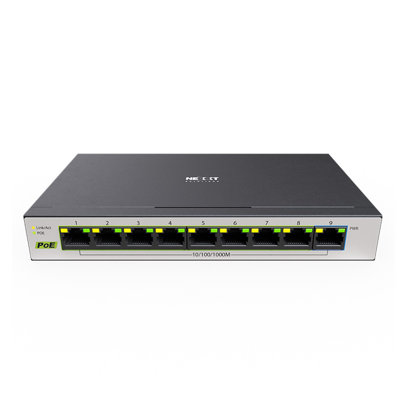 Switch Nexxt VertexV900P 9 Puertos PoE+ NSW-V900P