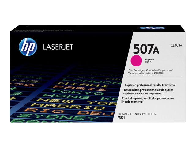 Cartucho de Tóner Magenta HP LaserJet 507A CE403A