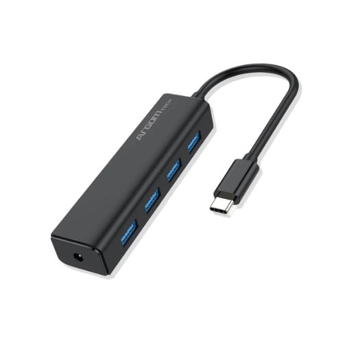 Hub Argom USB 3.0 DE 4 Puertos AXESS Tipo C ARG-UB-0090