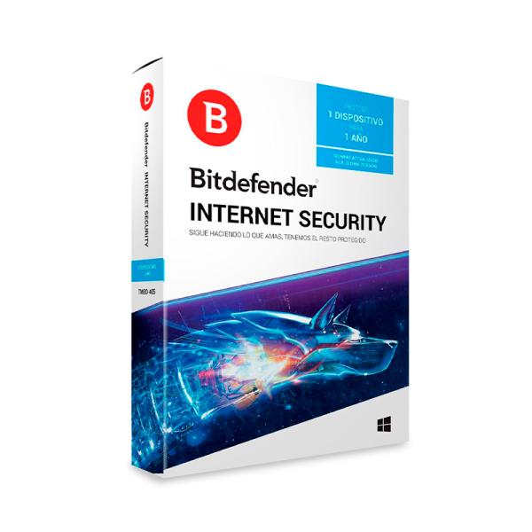 LICENCIA ANTIVIRUS BITDEFENDER INTERNET SECURITY 3+2 PC 1 AÑO