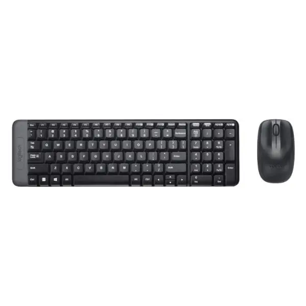 Combo Teclado y Mouse Inalambrico Logitech MK220 Español Negro 920-004430