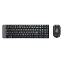 Combo Teclado y Mouse Inalambrico Logitech MK220 Español Negro 920-004430