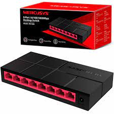 Switch Mercusys 8 Puertos MS108G(EU) 10/100/1000