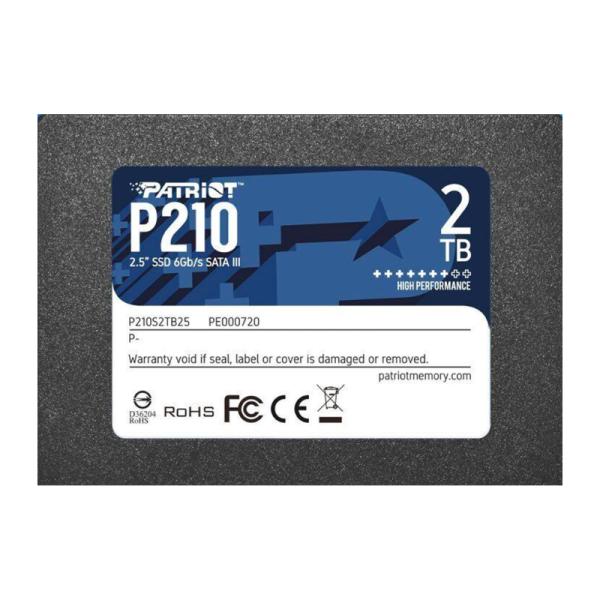 Disco Duro Interno HD Patriot 2TB 2.5 P210 P210S2TB25