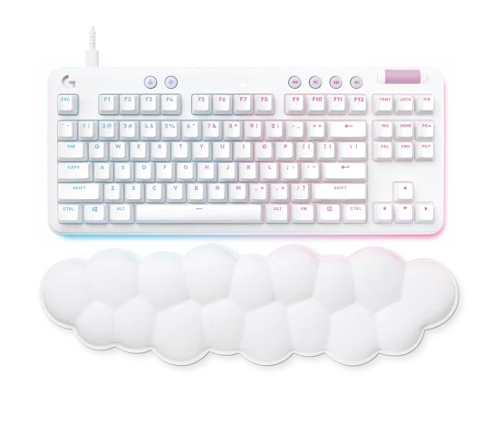 Teclado Alámbrico Logitech G713 Gaming BT RGB Blanco 920-010413