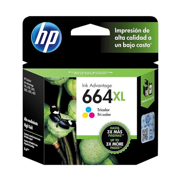 TINTA HP 664XL COLOR 330PGS F6V30AL