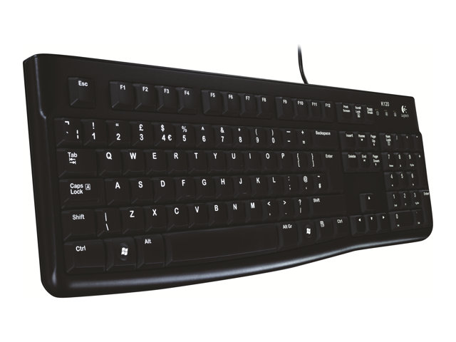 Teclado Membrana Logitech Corded K120 Alámbrico Negro 920-004422