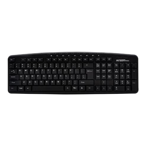 Teclado Argom Multimedia ARG-KB-7827