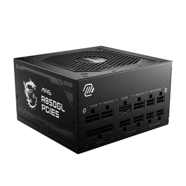 Fuente De Poder MSI Mag A850GL Full Modular 80 Plus Gold 306-7ZP8A23-CE0